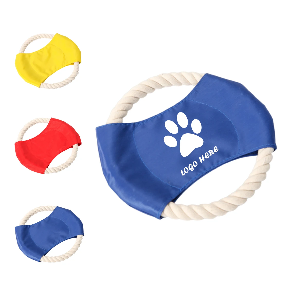 Biting Fun Dog Cotton Rope Flying Disk 1