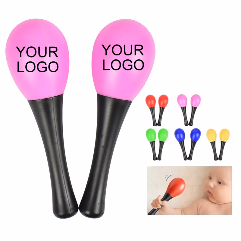 Plastic Maraca 1.5" x 4.93" for Parades, Parties, and Fundraisers