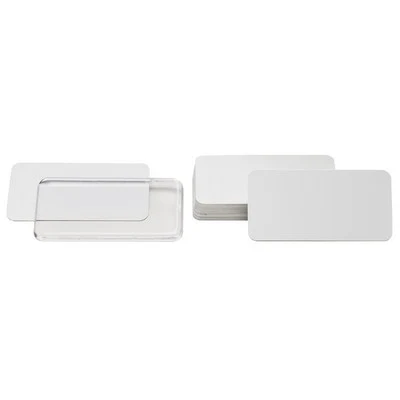 USA Made Eco-Friendly Snap-It Aluminum Blank Inserts (1.5"X3") Diy 1