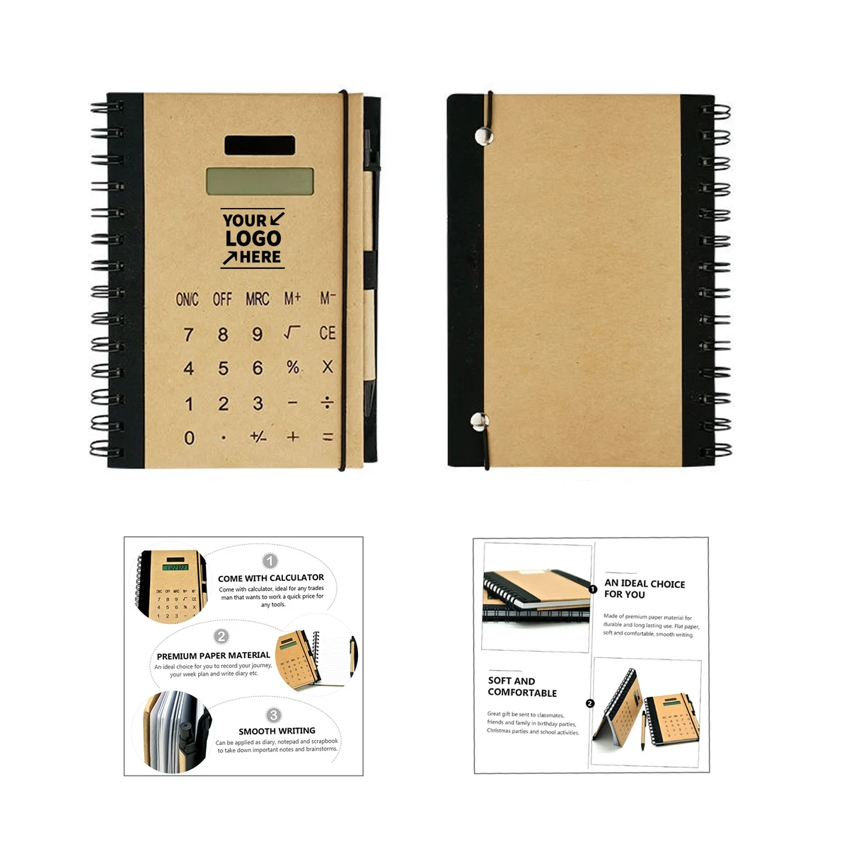Calculator Notebook With Pen 1