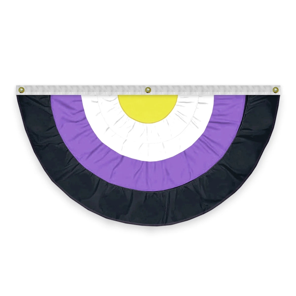 Non-Binary Pride Pleated Full Fan 1