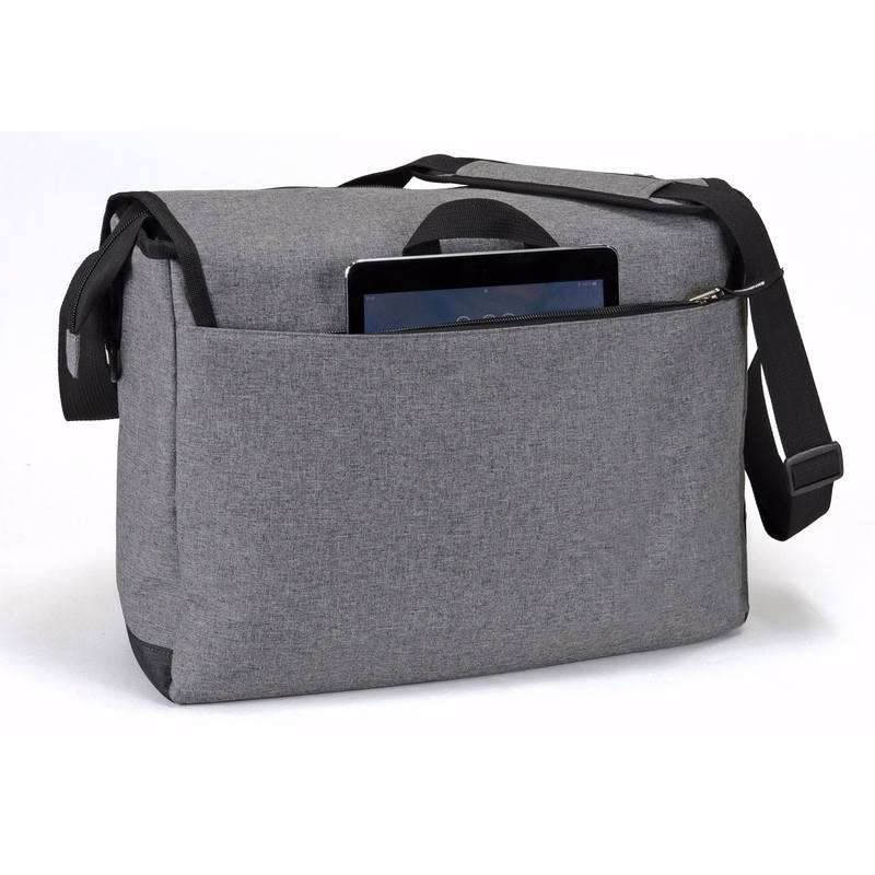 Heathered Messenger Bag