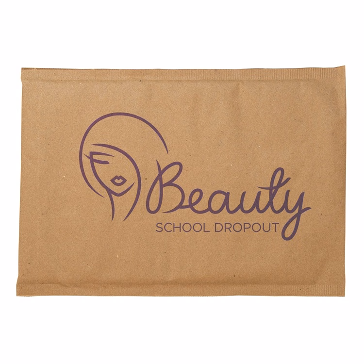 One Color Natural Paper Bubble Mailer (7.25" x 12")