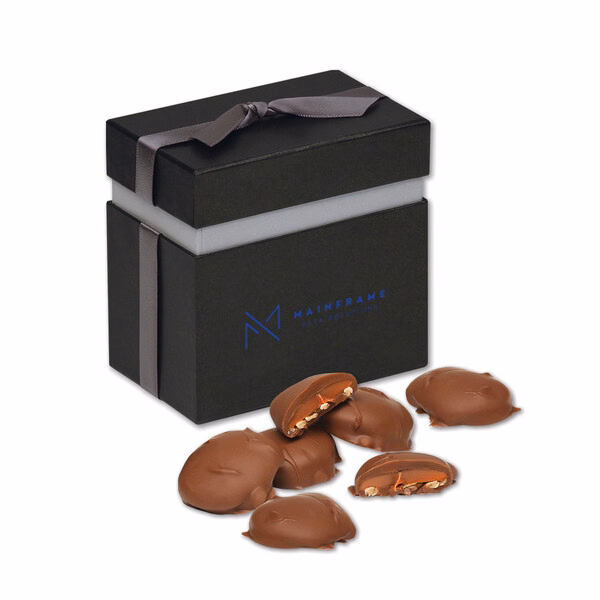 Caramel Pecan Clusters in Elegant Treats Gift Box