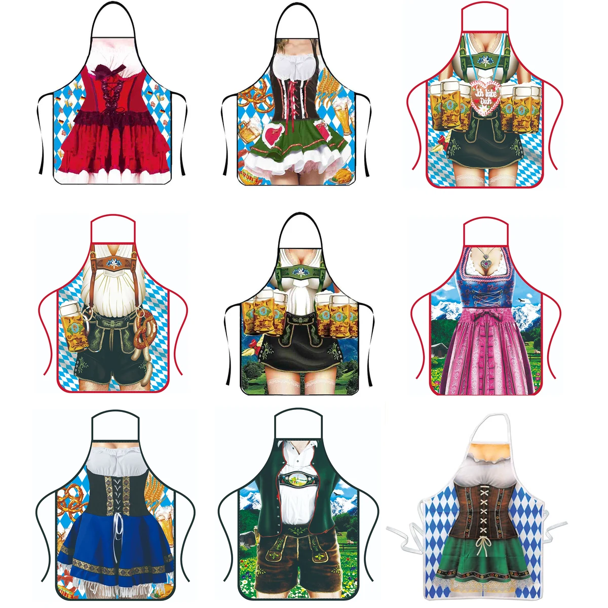 Lederhosen Apron / Oktoberfest Bavarian Funny Apron 1