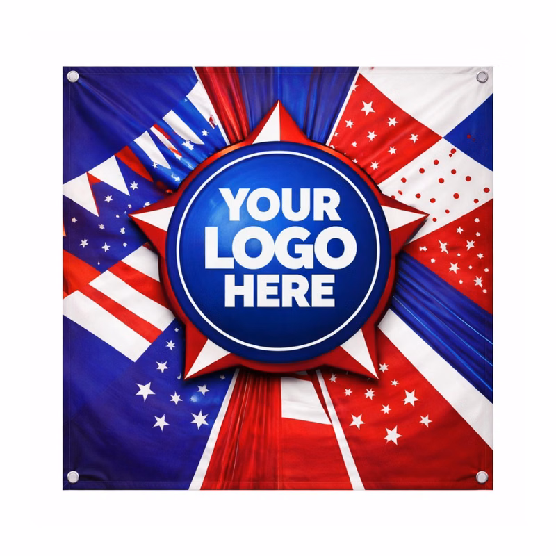 3'x3' Digital Print Vinyl Banner Single sided (Fabric Only)