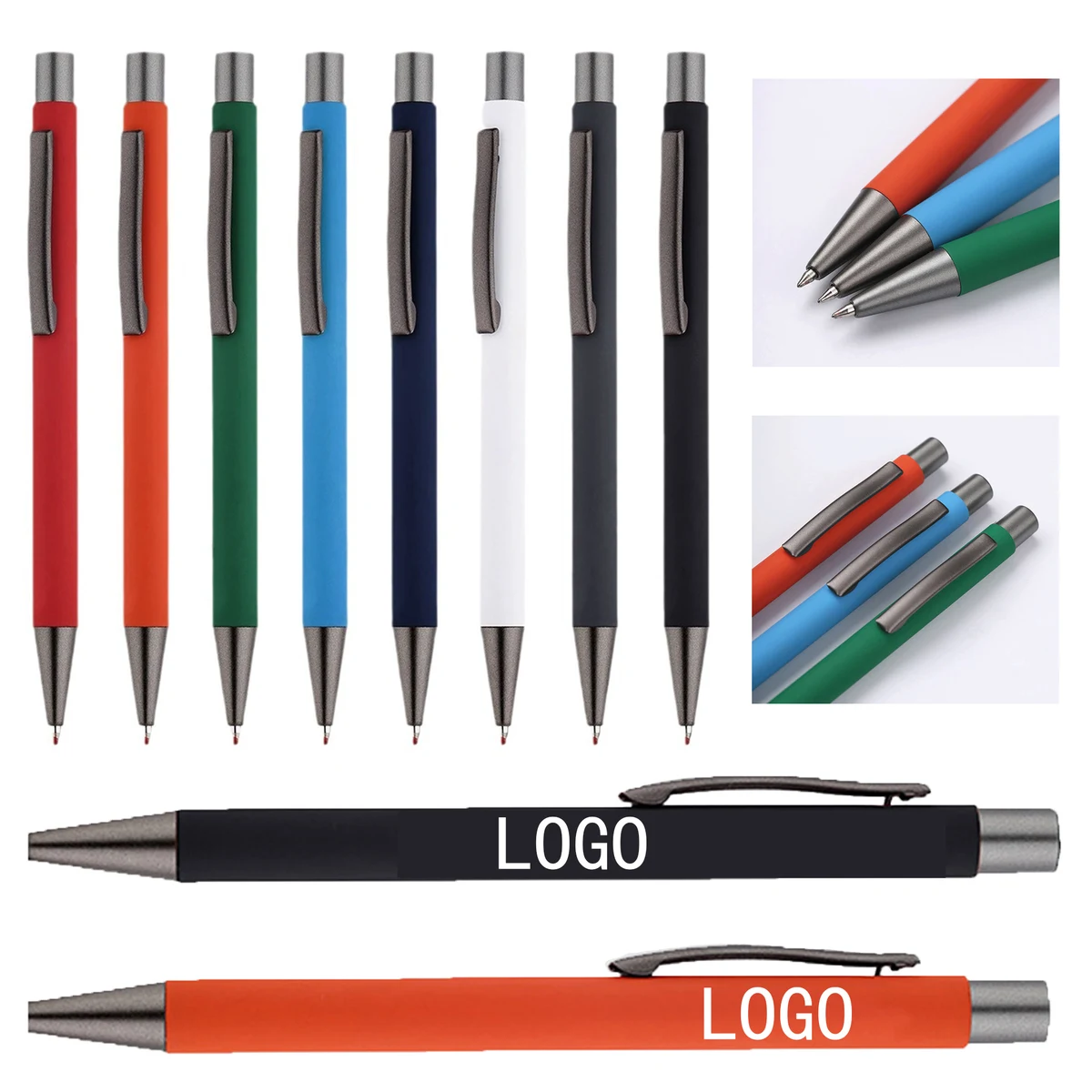 Press The Metal Aluminum Pen 1