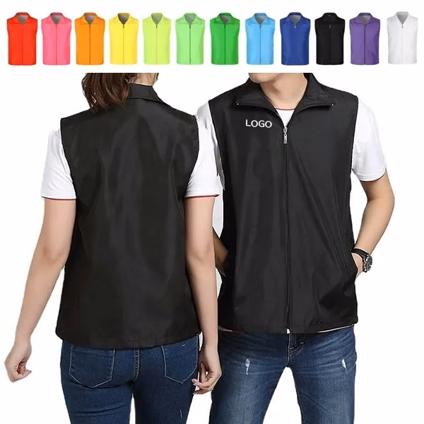 Polyester Volunteer Vest with Breathable Advertising Apparel