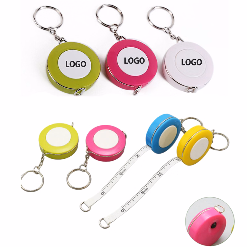 Tyre Shaped Tape Measure Keychain