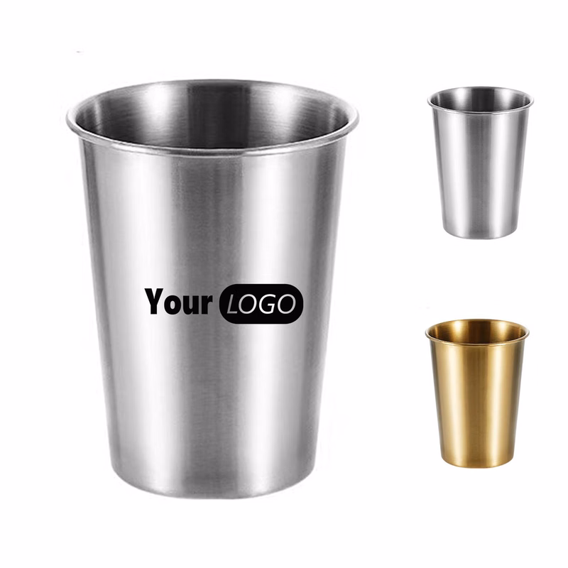 Stainless Steel Customizable Logo Drink Tumbler