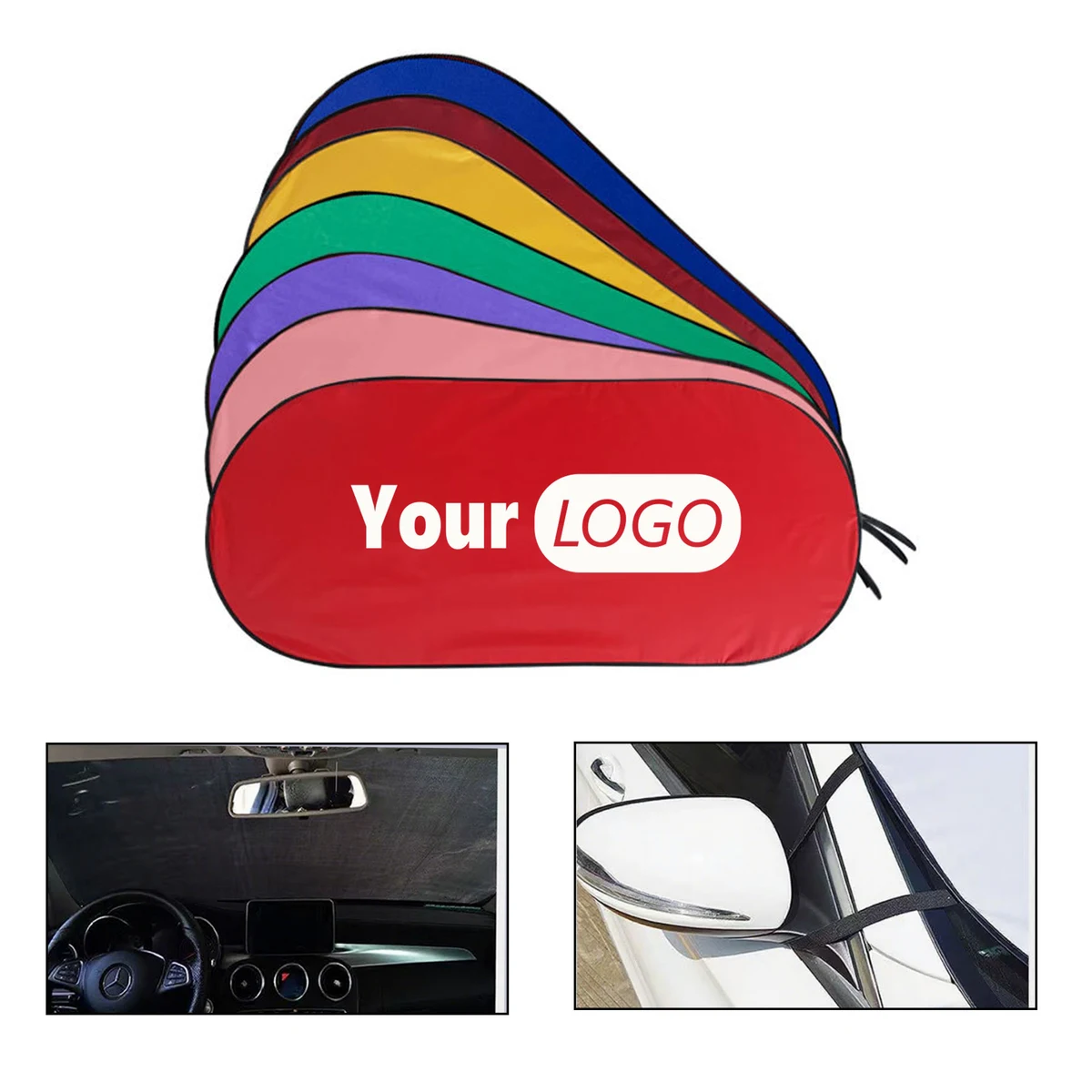 Foldable Single Car Windshield Sun Shade 1