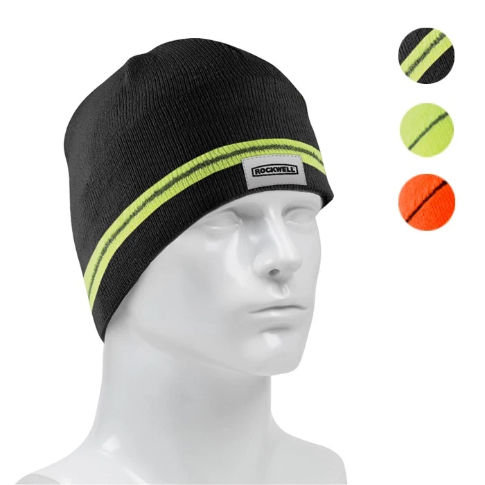 Winter Beanie with Reflective Stripe 1