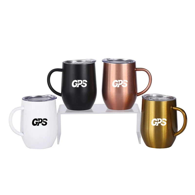 350ml Egg Shape Stainless Steel Cup 1