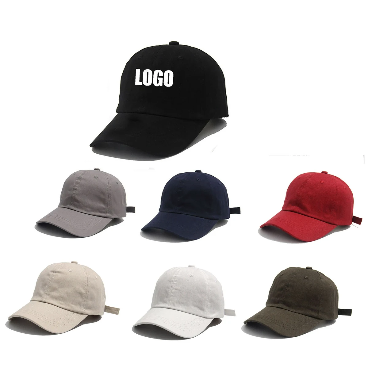 100% Cotton Baseball Caps For Men And Women 1
