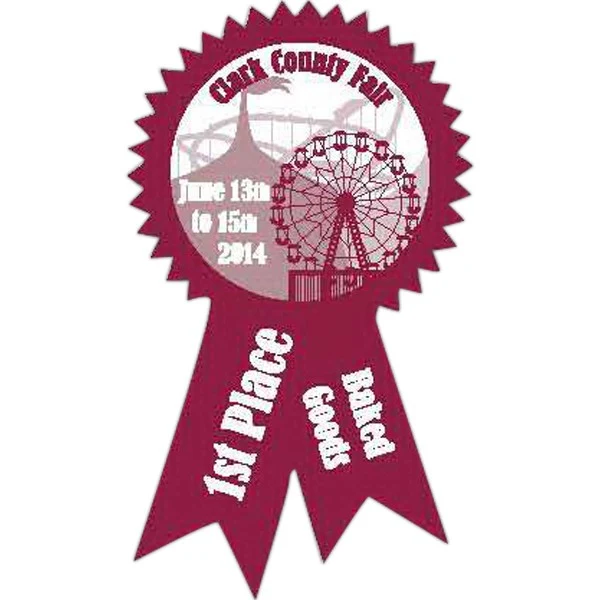 Foil/Embossed Labels - Die Cut Ribbon 1