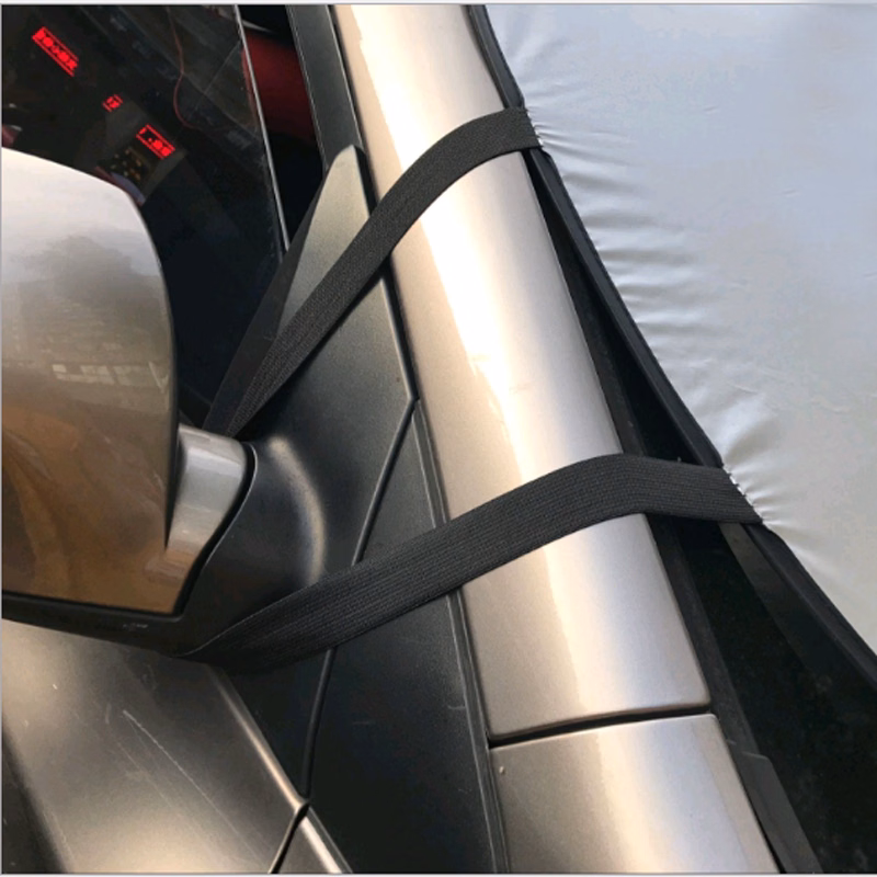 Sliver Coated Polyester Car Front Sun Shade