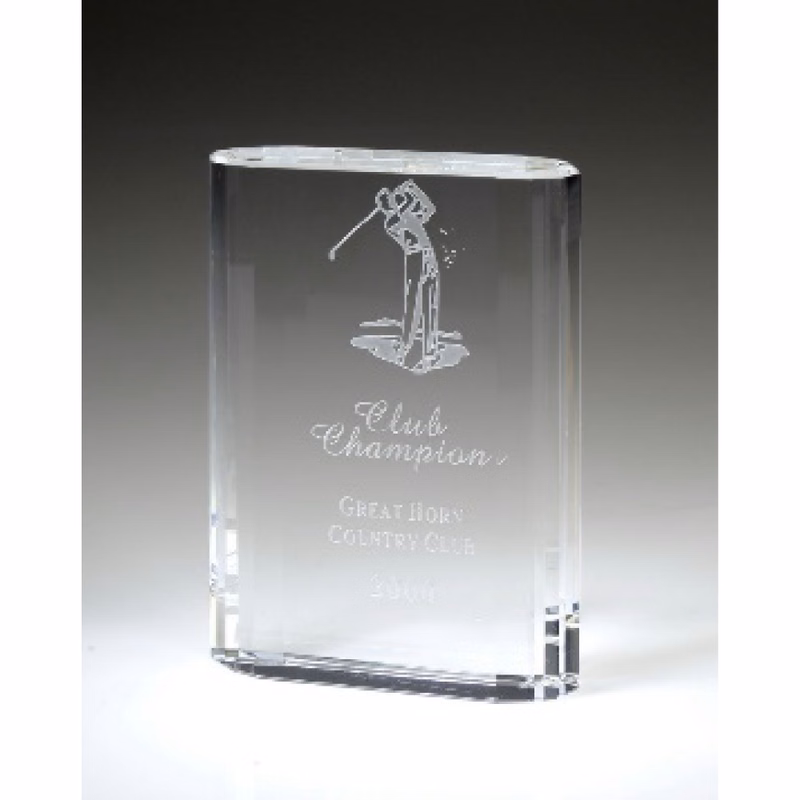 Merit Glass Award - 6 "
