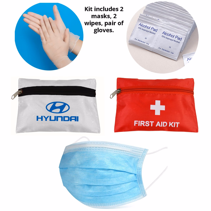 RoadReady Compact First Aid & Mask Kit