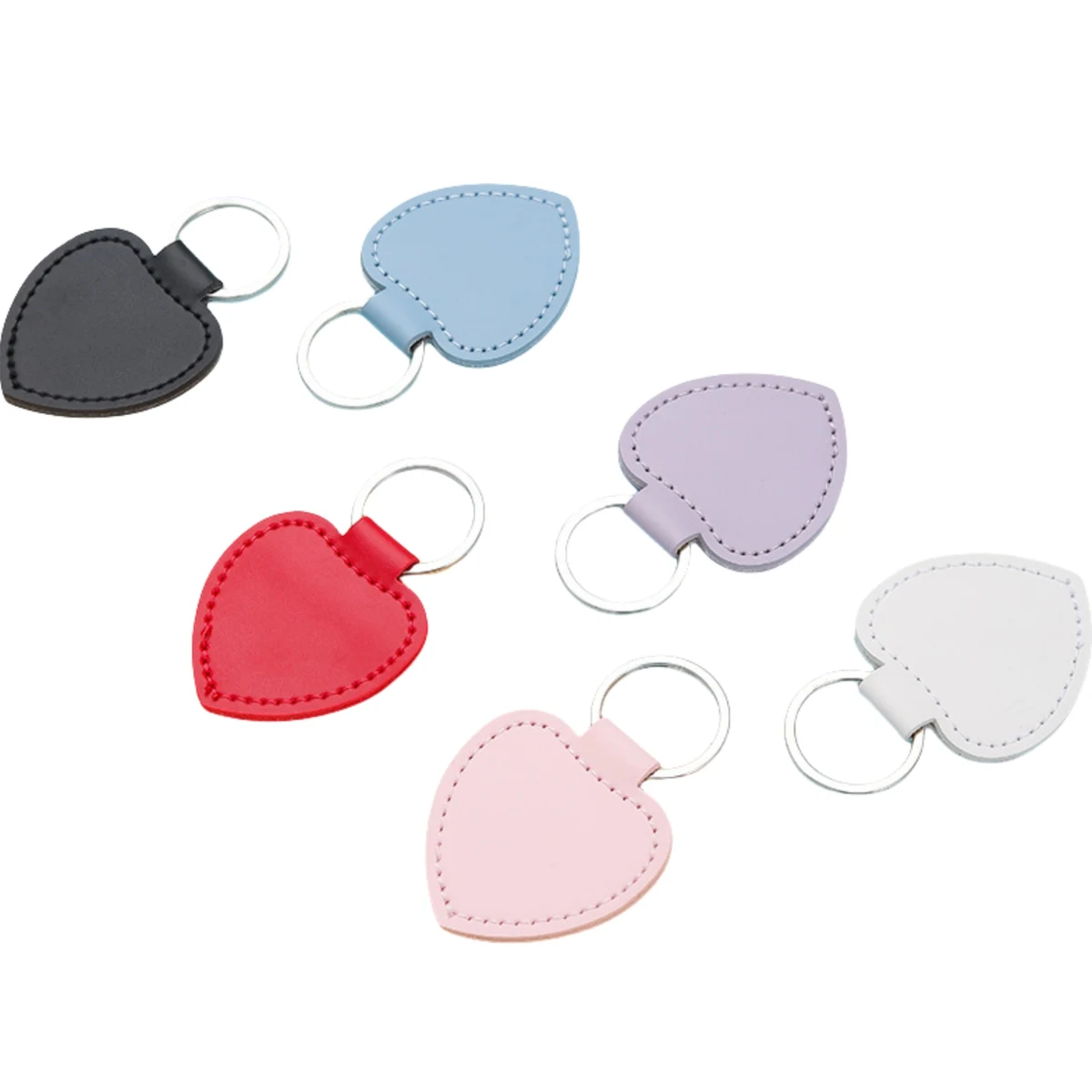 Leather Heart Keychain 1