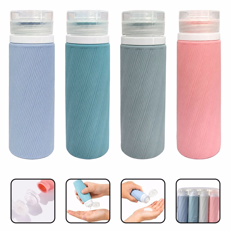 Leak-Resistant Toiletry Container Set