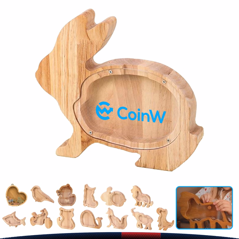 Mavrt Wooden Piggy Bank