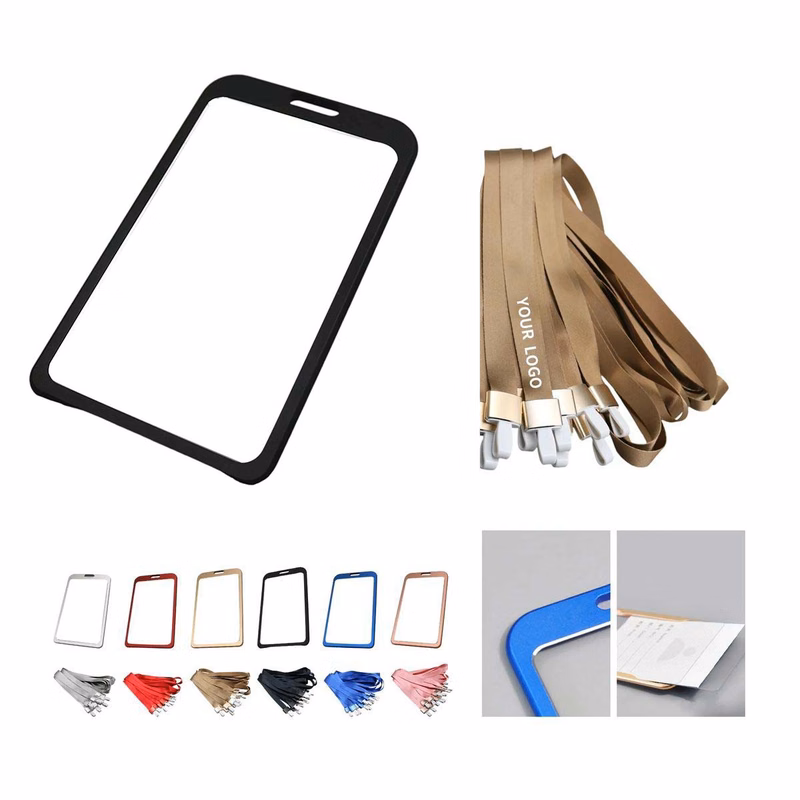 Secure Metal ID Card Holder with Clip