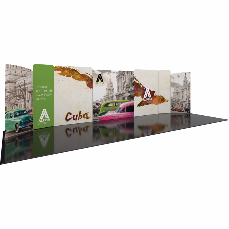 Modulate Series 3 30ft Fabric Backwall Kit 03