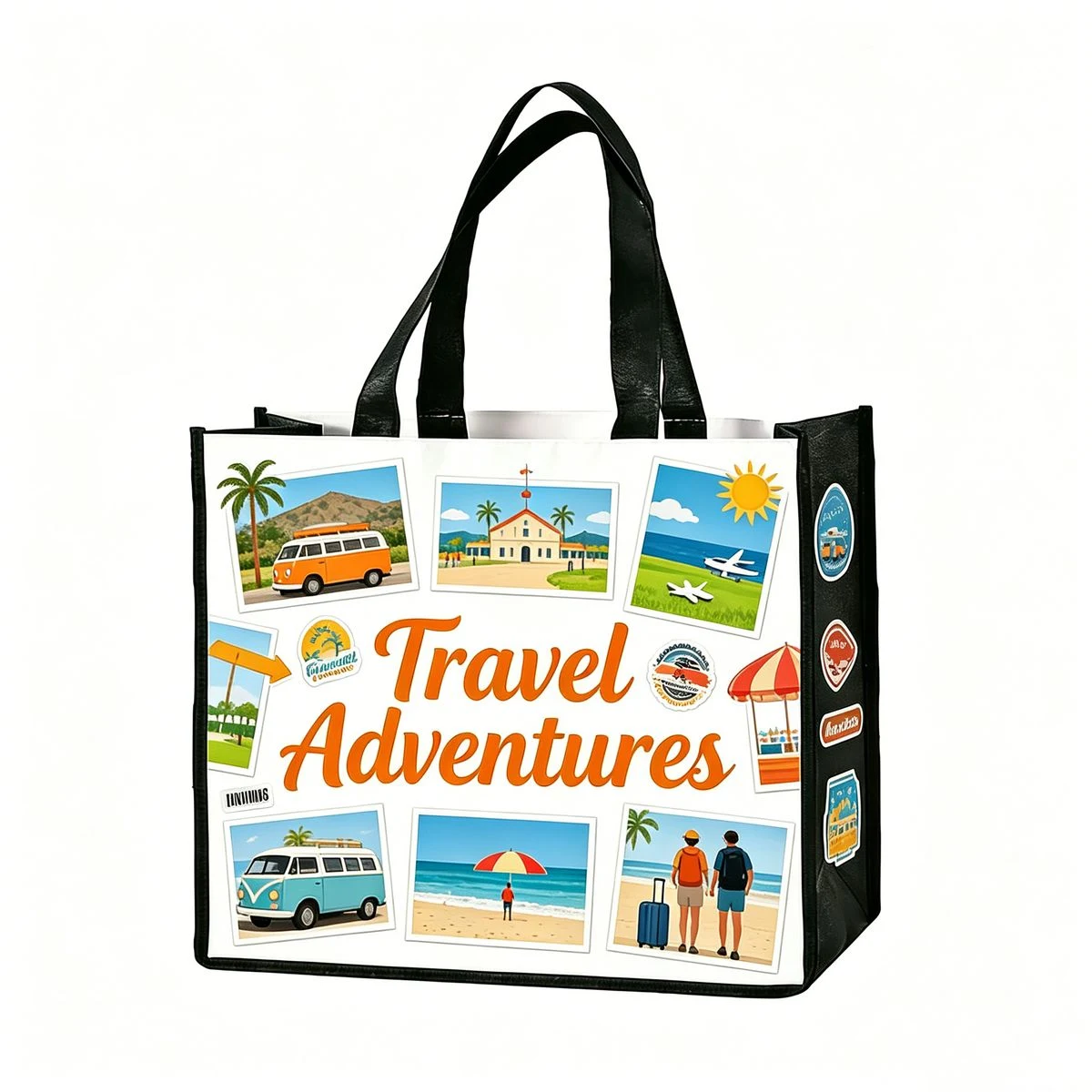 Full Color Laminated Shopping Tote Bag 1