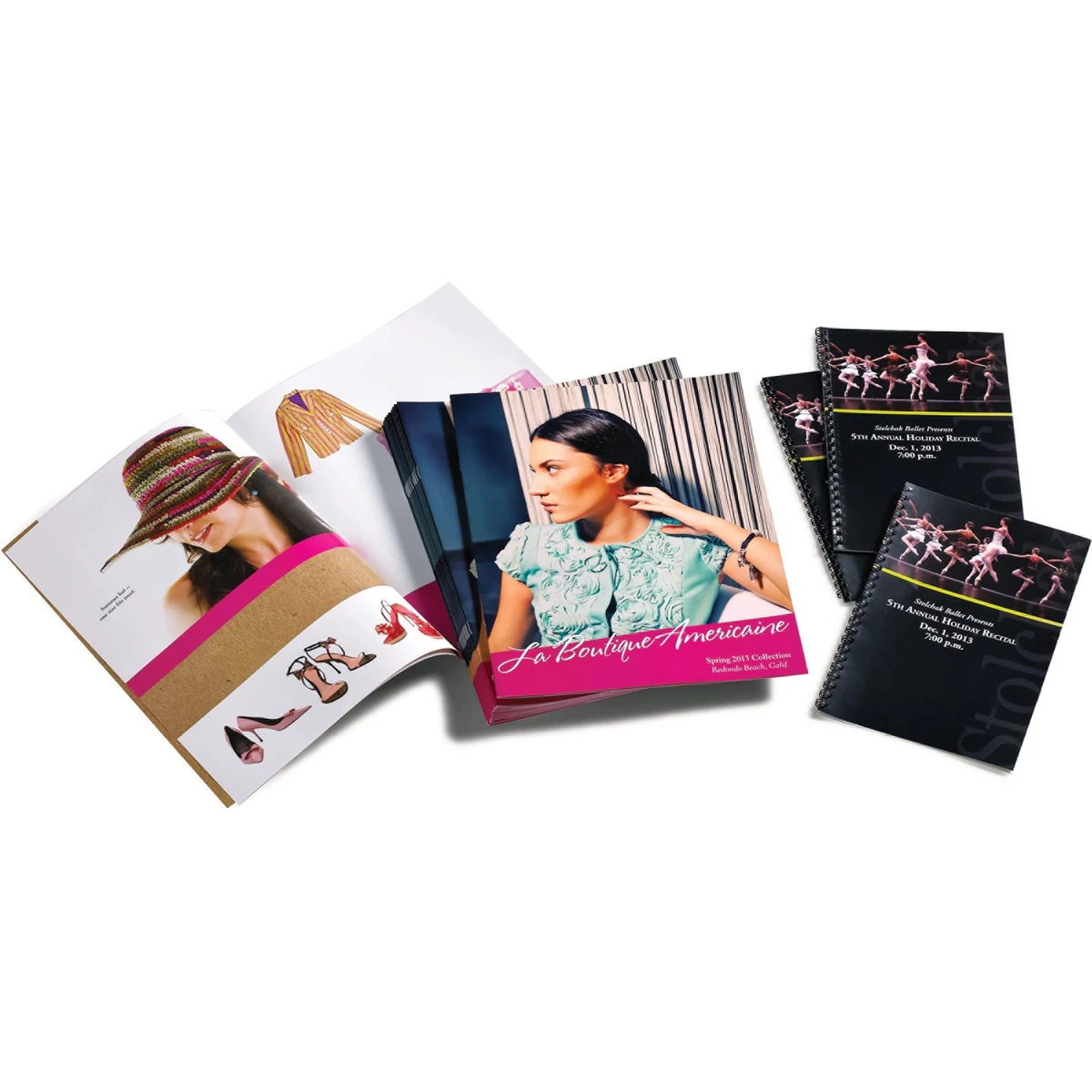 8.5" x 11" Booklets - Wire-O Black Binding, Full Color 1