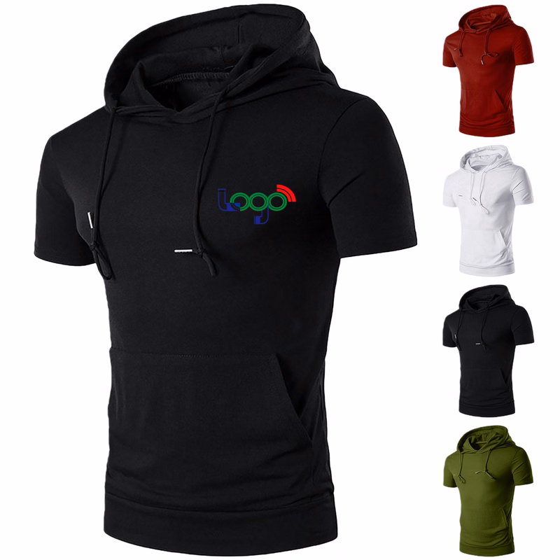 Hooded Casual Sports T-Shirt