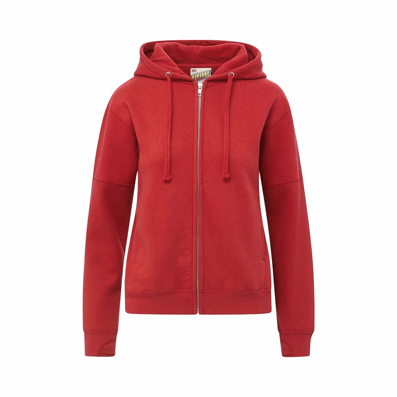 Women's Vintage Fleece Hooded Full-Zip Sweatshirt - W25165