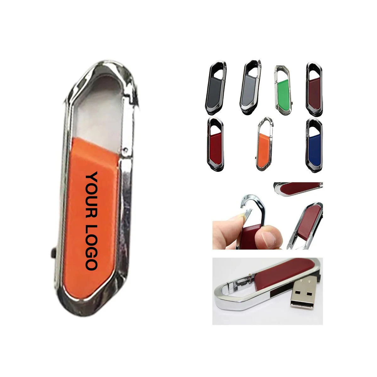 Metal USB Drive with 4GB Storage 1