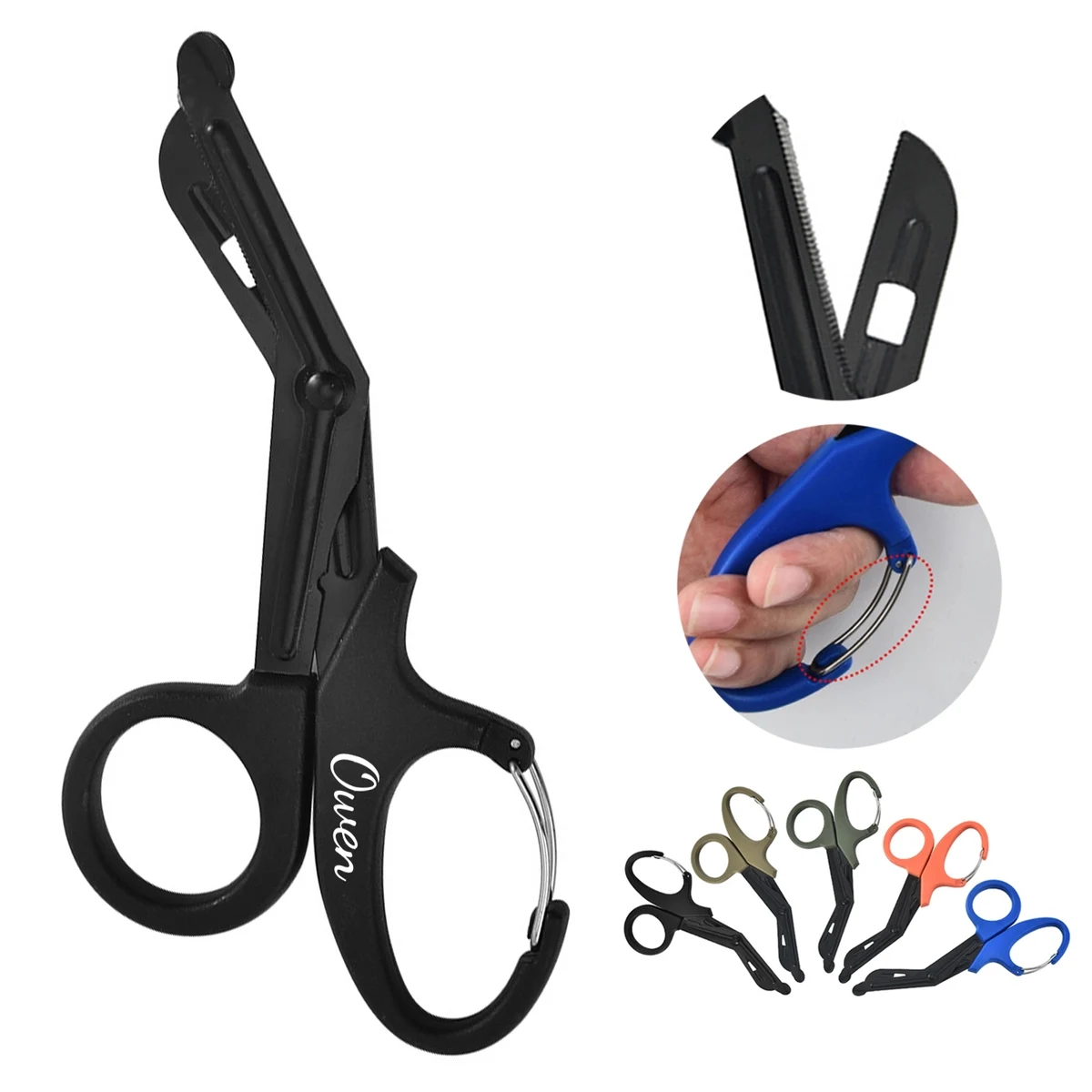 Emergency Medical Scissors w/ Carabiner 1