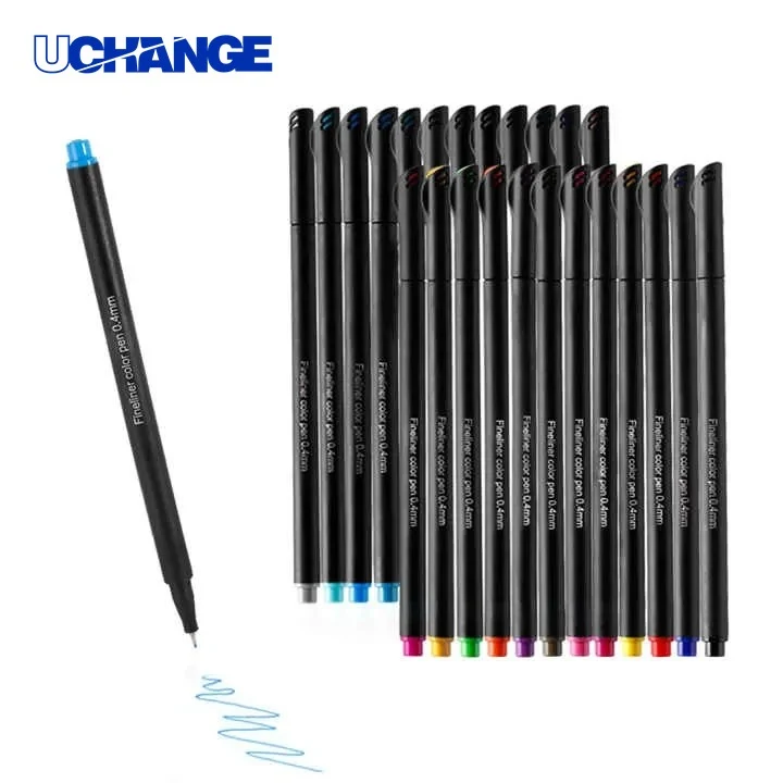 24-Color Fine Line Waterborne Pencil Set for Art & Illustration 1