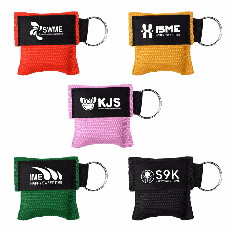 CPR Shield Pouch with Attached Key-Chain