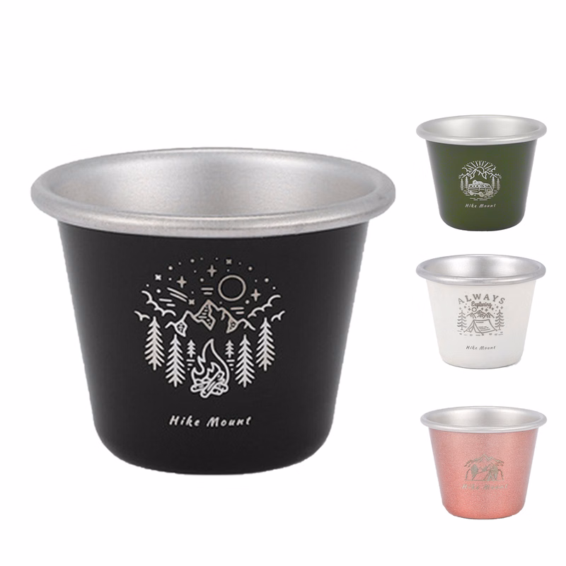 304 Stainless Steel Compact Liquor Cup