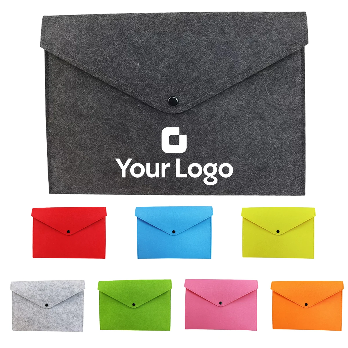 Customizable A4 Felt Document Wallet File Folder 1