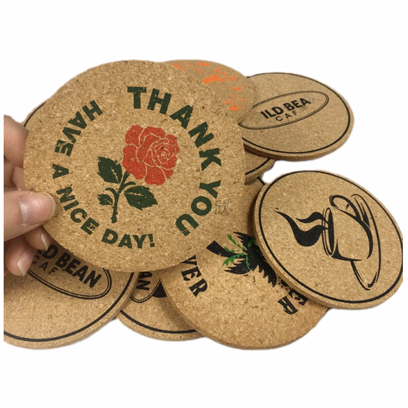 Round cork coaster coffee mat MOQ200