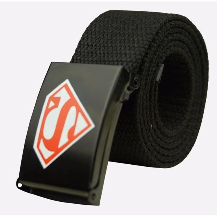 Custom Logo Buckle Casual Webbing Belt