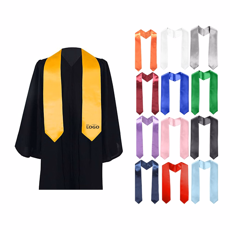 University Unisex Plain Honor Ribbon Graduation Stole