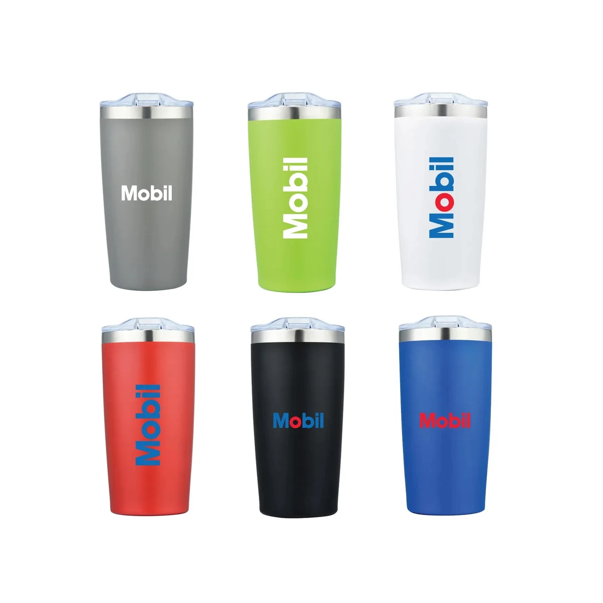 20oz Powder Coated Stainless Double Wall Vacuum Tumbler 1