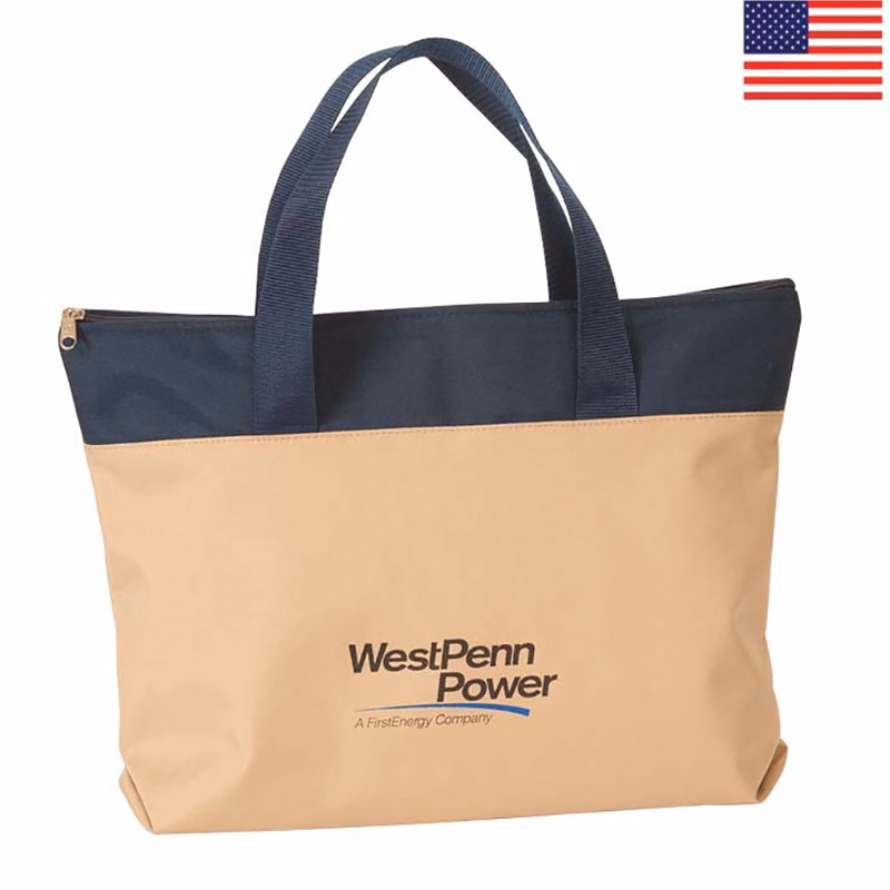 Derby Zipper Tote 18x3x12.5"