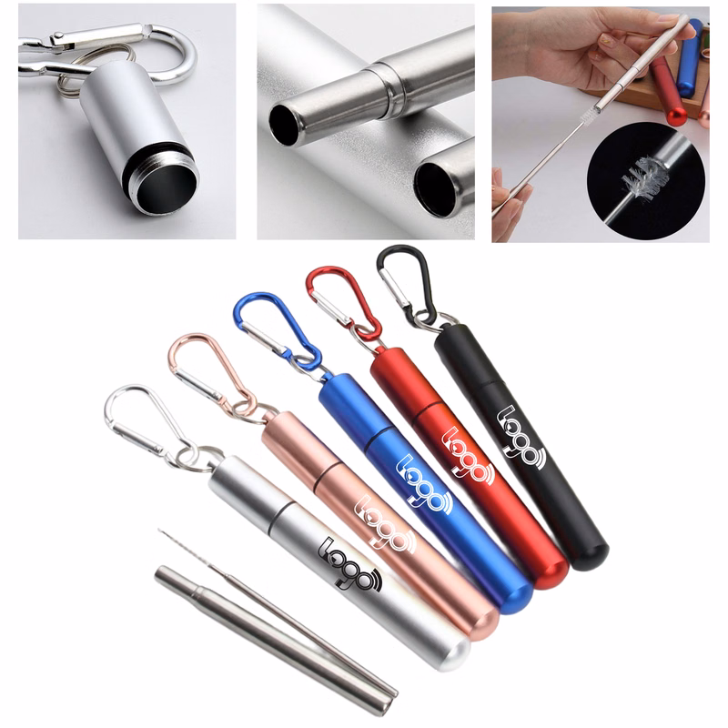 Reusable Telescopic Stainless Steel Straw