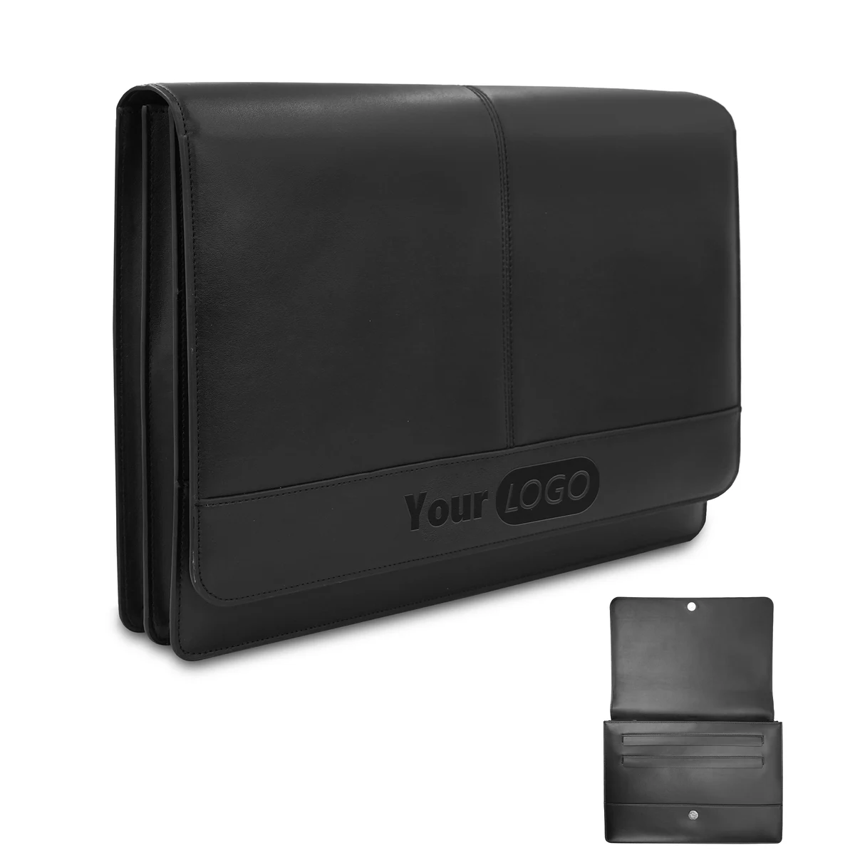 Pu Retro Expandable Folder 1