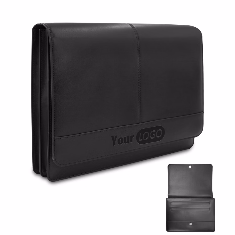 Pu Retro Expandable Folder
