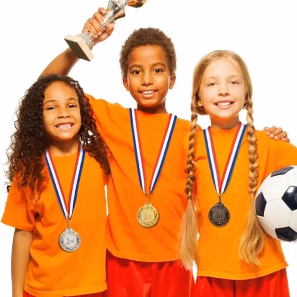 6-Pack Award Medals with 15.5-Inch Ribbons