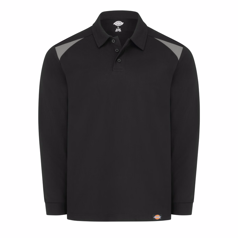 Dickies® Men's Team Performance Long-Sleeve Polo