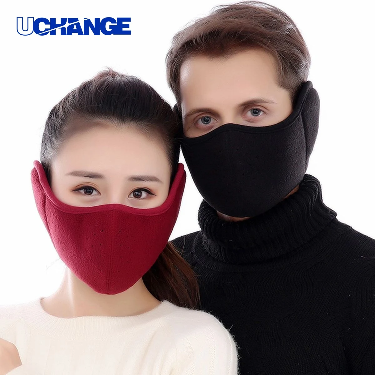 Two In One Warm Earmuff Face Mask 1