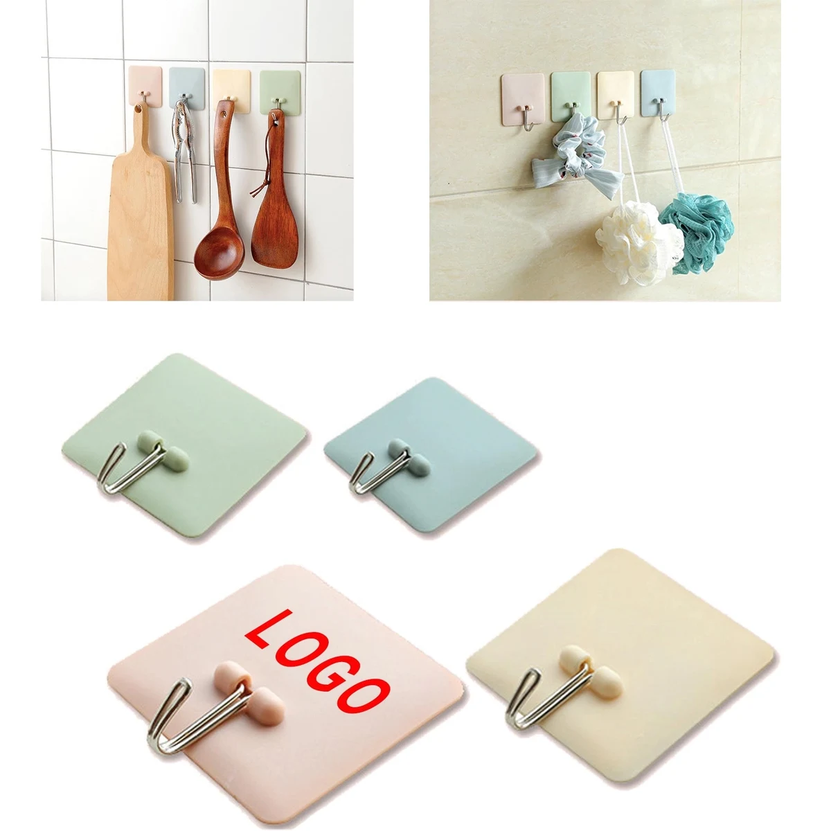 Heavy Duty Adhesive Wall Hook 1