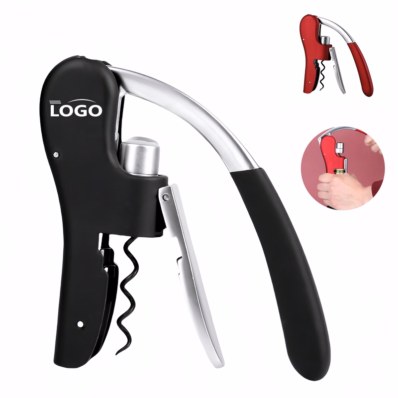Premium Zinc Alloy Wine Opener with Press Mechanism